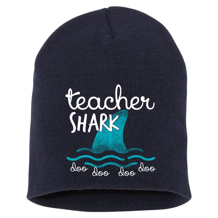 Teacher Shark Doo Doo Doo Short Acrylic Beanie