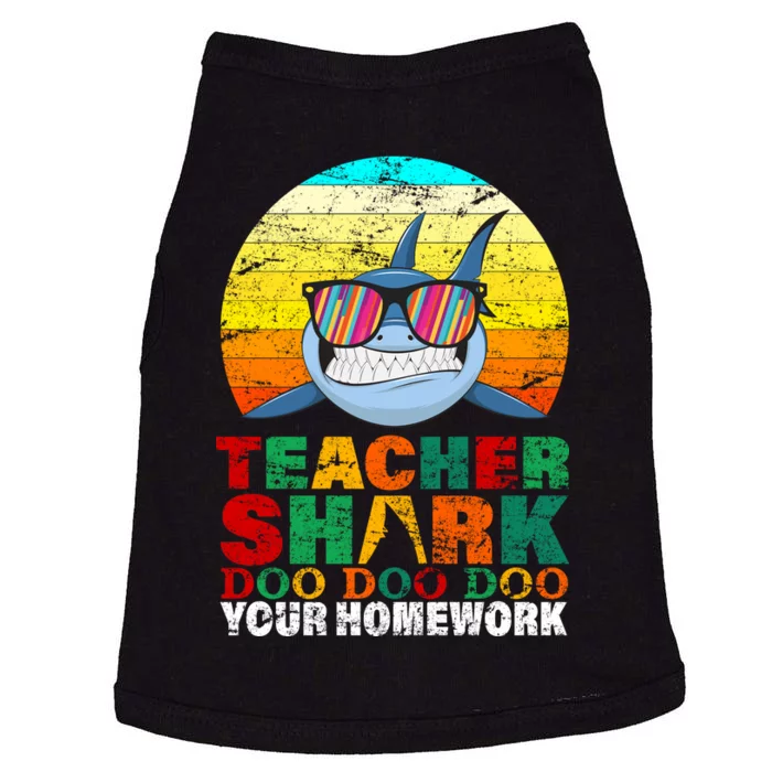 Teacher Shark Doo Doo Doo Your Homework Doggie Tank