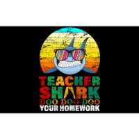 Teacher Shark Doo Doo Doo Your Homework Bumper Sticker