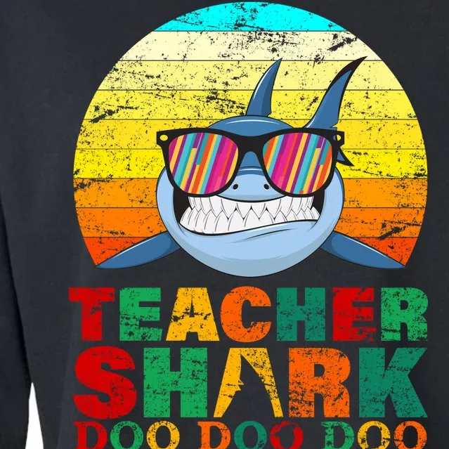 Teacher Shark Doo Doo Doo Your Homework Cropped Pullover Crew