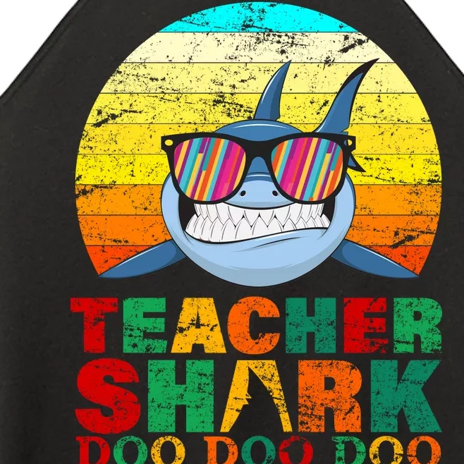 Teacher Shark Doo Doo Doo Your Homework Women’s Perfect Tri Rocker Tank