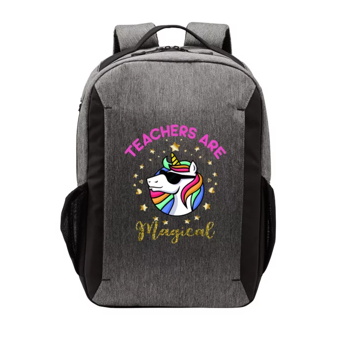 Teachers are Magical Funny Unicorn Vector Backpack