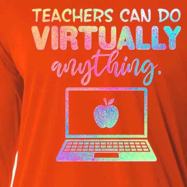 Teachers Can Do Virtually Anything Cooling Performance Long Sleeve Crew