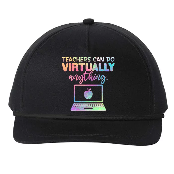 Teachers Can Do Virtually Anything Snapback Five-Panel Rope Hat