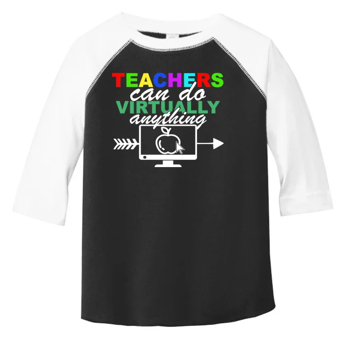 Teachers Can Do Virtually Anything Funny School Toddler Fine Jersey T-Shirt