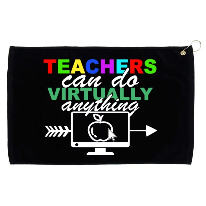 Teachers Can Do Virtually Anything Funny School Grommeted Golf Towel