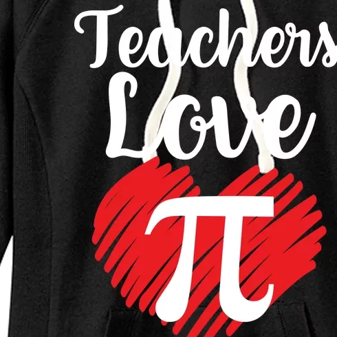 Teachers Love Pi Women's Fleece Hoodie