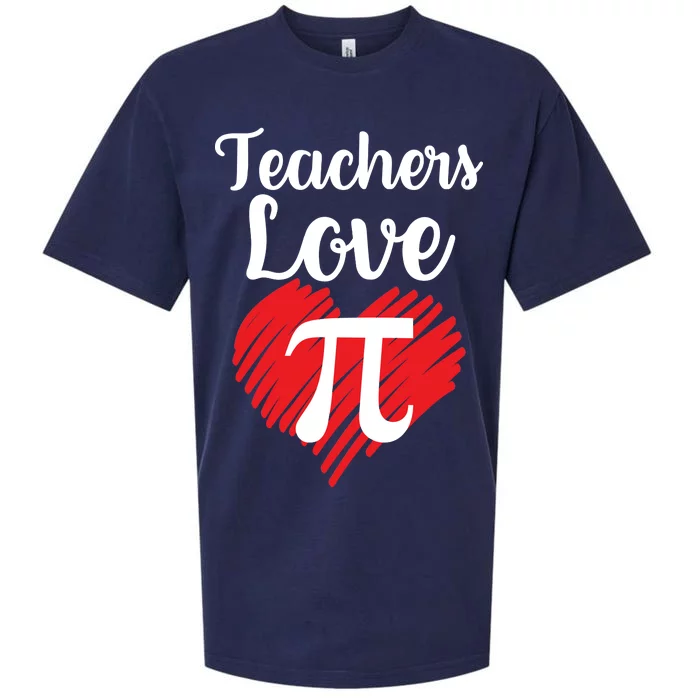 Teachers Love Pi Sueded Cloud Jersey T-Shirt