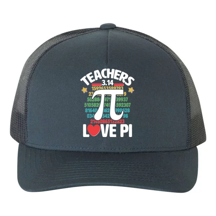 Teachers Love Pi 3.14 Yupoong Adult 5-Panel Trucker Hat