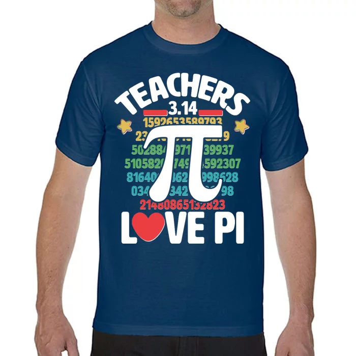 Teachers Love Pi 3.14 Comfort Colors T-Shirt