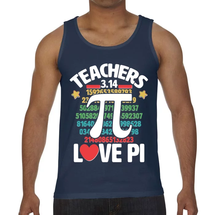 Teachers Love Pi 3.14 Comfort Colors® Tank Top