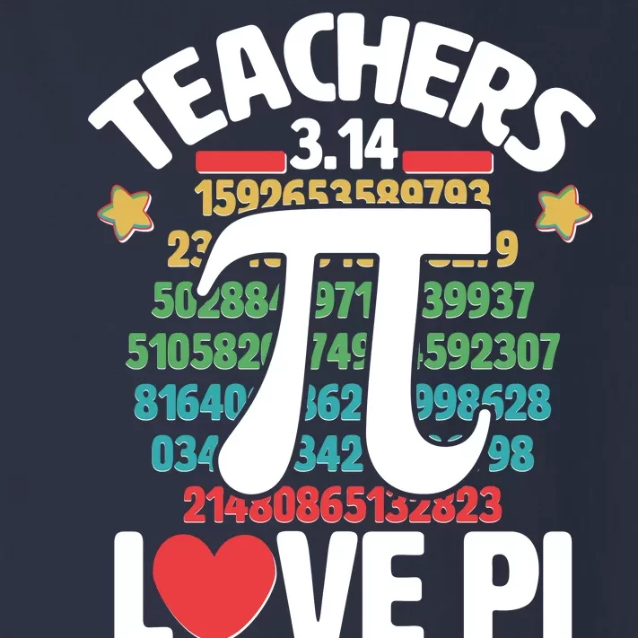 Teachers Love Pi 3.14 Toddler Long Sleeve Shirt