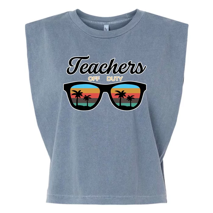 Teachers Off Duty Sunglasses Garment-Dyed Women's Muscle Tee