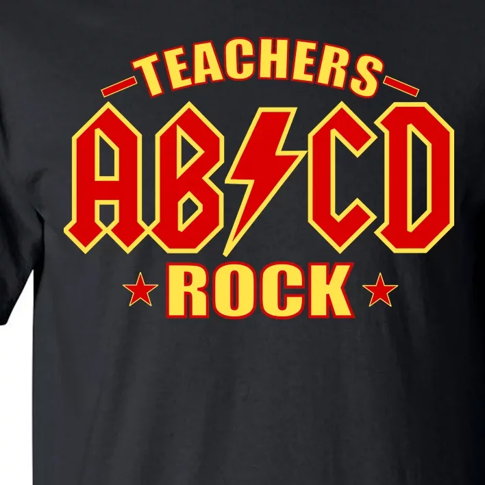 Teachers ROCK AB v CD ABCD Tall T-Shirt