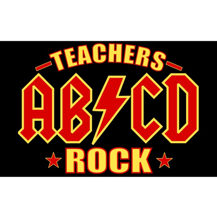 Teachers ROCK AB v CD ABCD Bumper Sticker