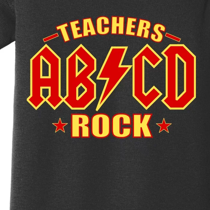 Teachers ROCK AB v CD ABCD Baby Bodysuit