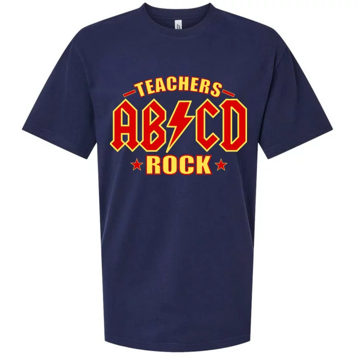 Teachers ROCK AB v CD ABCD Sueded Cloud Jersey T-Shirt