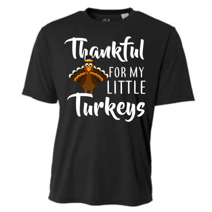 Teachers Thanksgiving Thankful For My little Turkeys Cooling Performance Crew T-Shirt