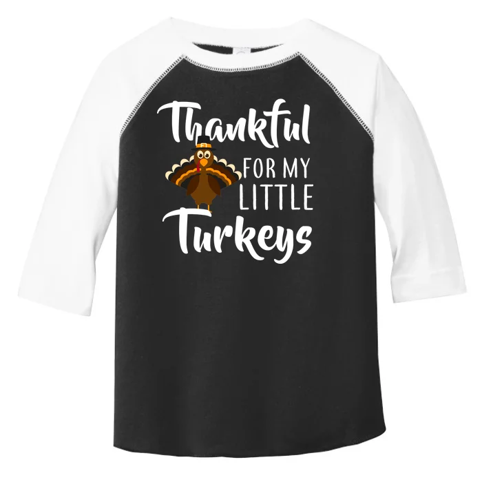 Teachers Thanksgiving Thankful For My little Turkeys Toddler Fine Jersey T-Shirt