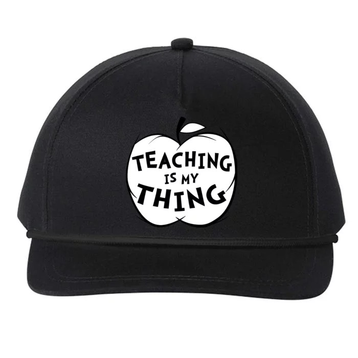 Teaching Is My Thing Snapback Five-Panel Rope Hat