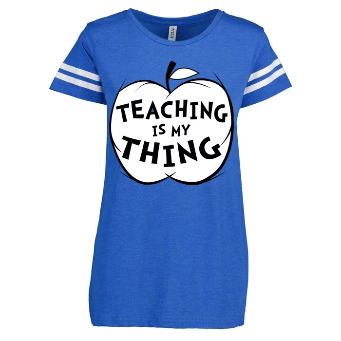 Teaching Is My Thing Enza Ladies Jersey Football T-Shirt