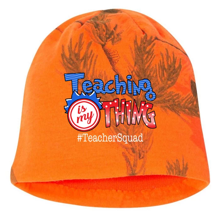 Teaching Is My Thing TeacherSquad Kati - Camo Knit Beanie