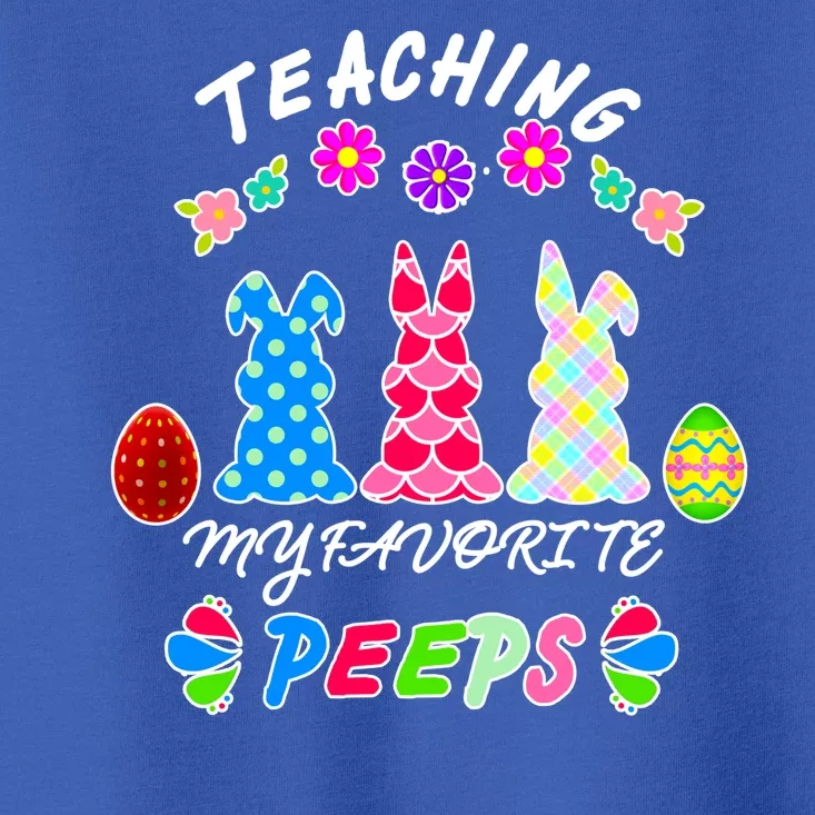 Teaching My Favorite Peeps Cute Easter Bunnies Toddler T-Shirt