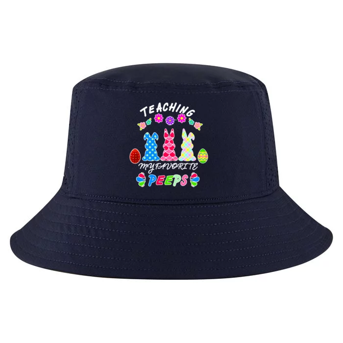 Teaching My Favorite Peeps Cute Easter Bunnies Cool Comfort Performance Bucket Hat