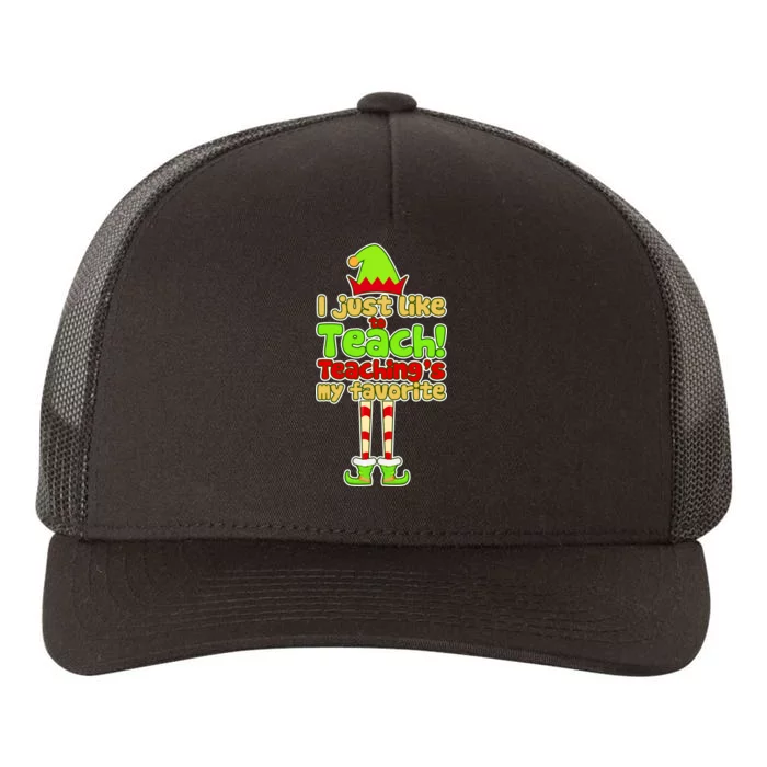 Teaching's My Favorite Elf Yupoong Adult 5-Panel Trucker Hat