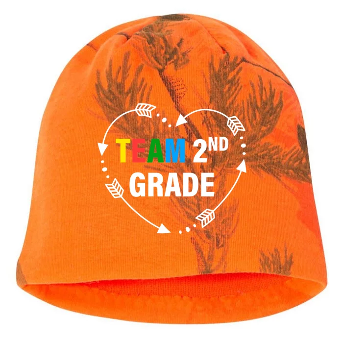 Team 2nd Grade Arrow Heart Kati - Camo Knit Beanie