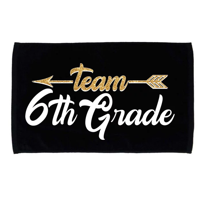 Team 6th Grade Golden Arrow Microfiber Hand Towel