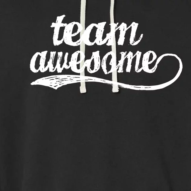 Team Awesome Retro Garment-Dyed Fleece Hoodie