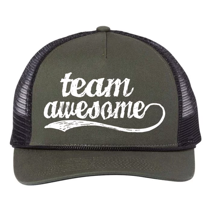 Team Awesome Retro Retro Rope Trucker Hat Cap