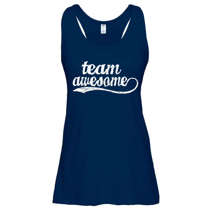 Team Awesome Retro Ladies Essential Flowy Tank