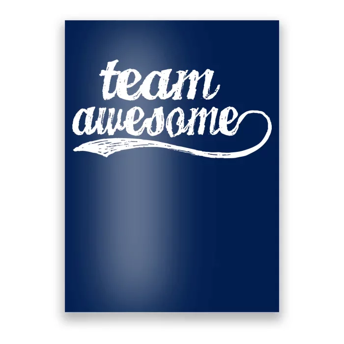 Team Awesome Retro Poster