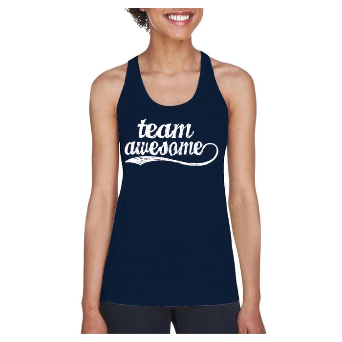 Team Awesome Retro Women's Racerback Tank