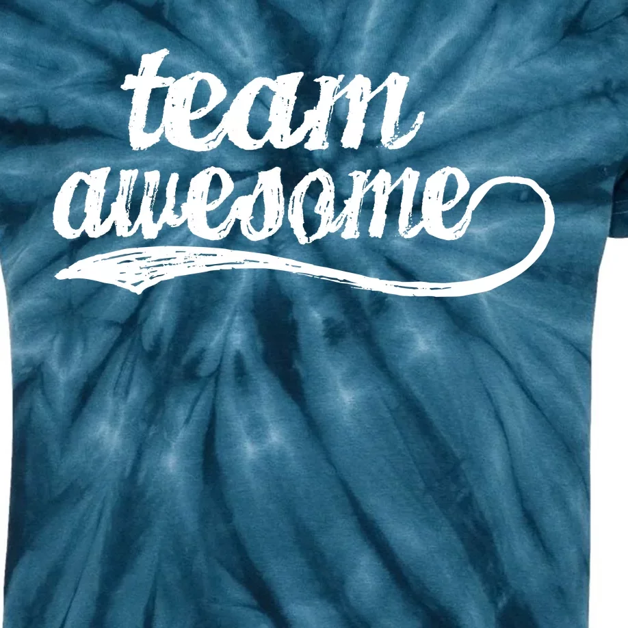 Team Awesome Retro Kids Tie-Dye T-Shirt