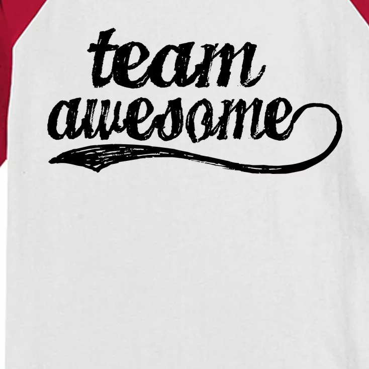 Team Awesome Retro Kids Colorblock Raglan Jersey