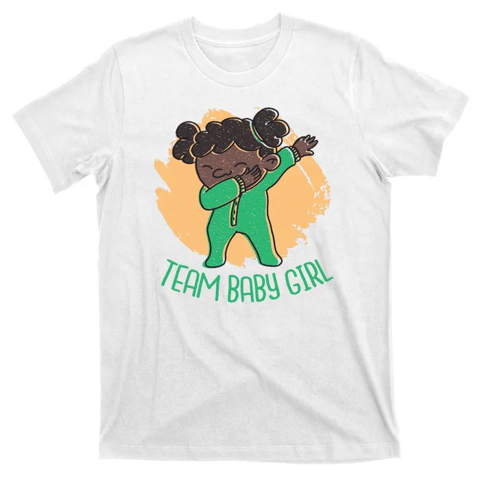 Team Baby Girl Dabbing Funny T-Shirt