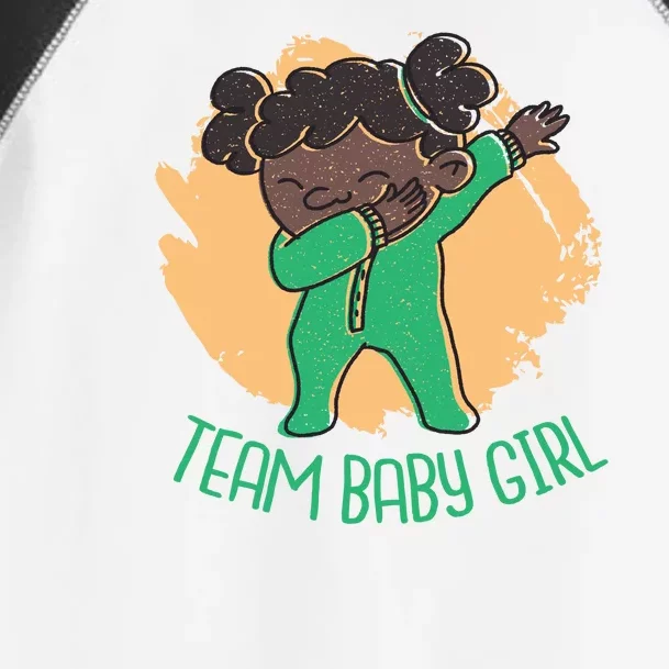 Team Baby Girl Dabbing Funny Toddler Fine Jersey T-Shirt