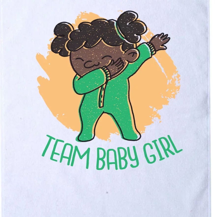 Team Baby Girl Dabbing Funny Platinum Collection Golf Towel