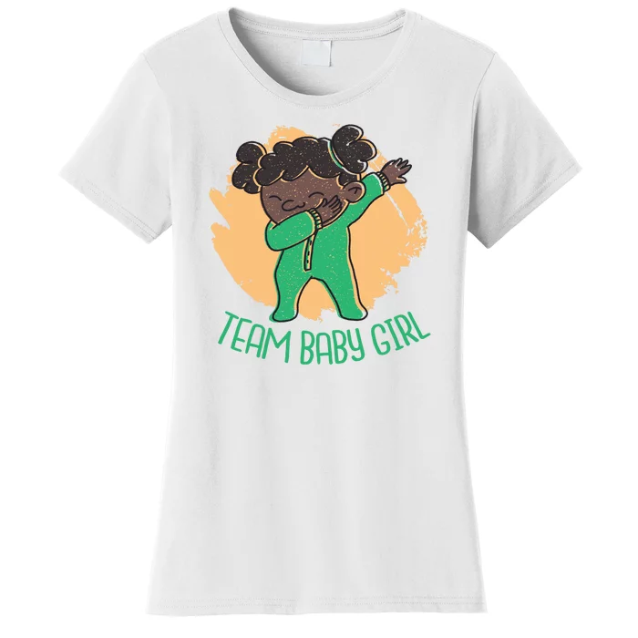 Team Baby Girl Dabbing Funny Women's T-Shirt