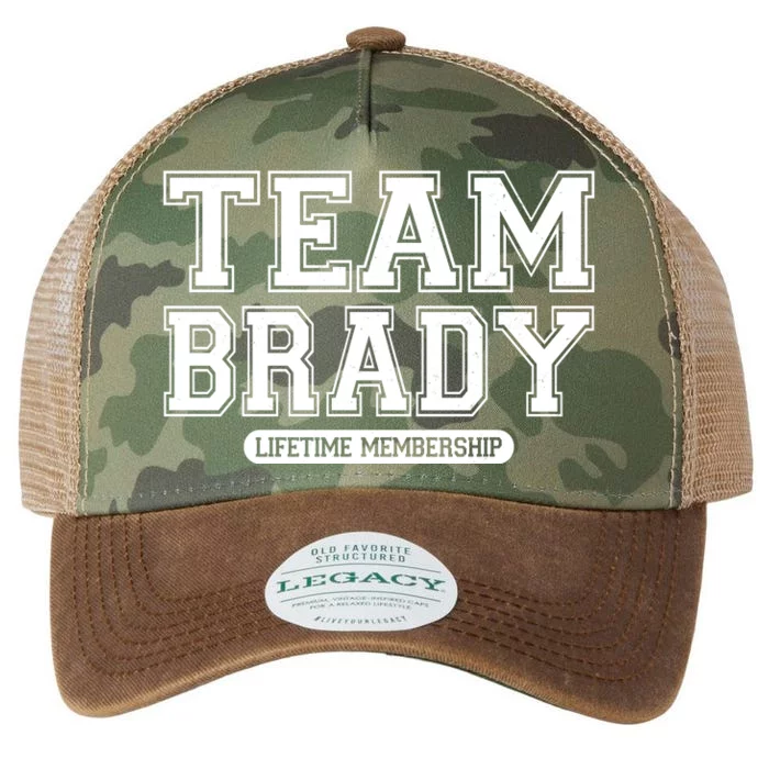 Team Brady Lifetime Memebership Legacy Tie Dye Trucker Hat