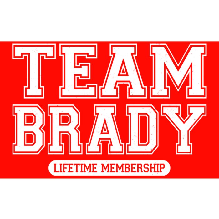 Team Brady Lifetime Memebership Bumper Sticker