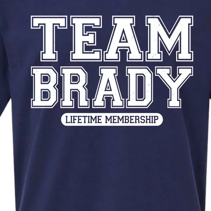 Team Brady Lifetime Memebership Sueded Cloud Jersey T-Shirt