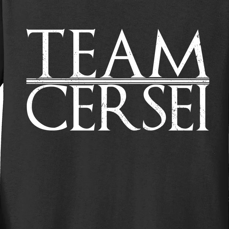 Team Cersei Kids Long Sleeve Shirt