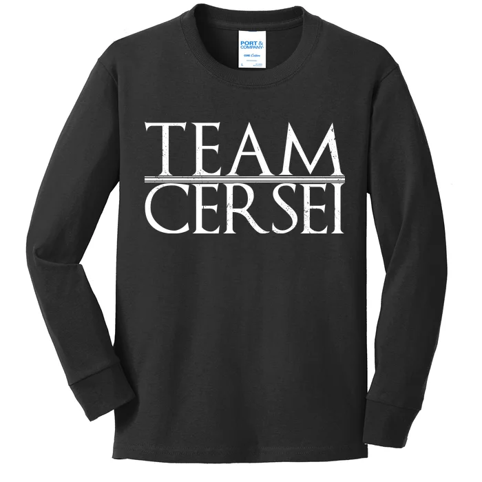 Team Cersei Kids Long Sleeve Shirt