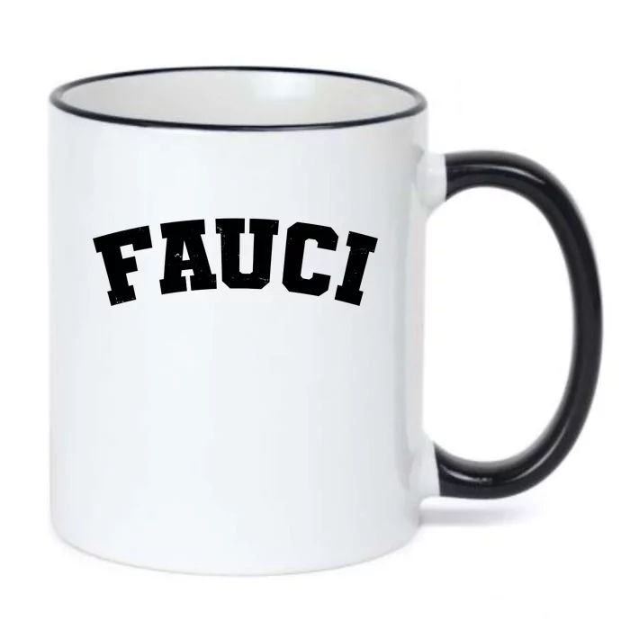 Team Dr Fauci Sporty Logo Black Color Changing Mug