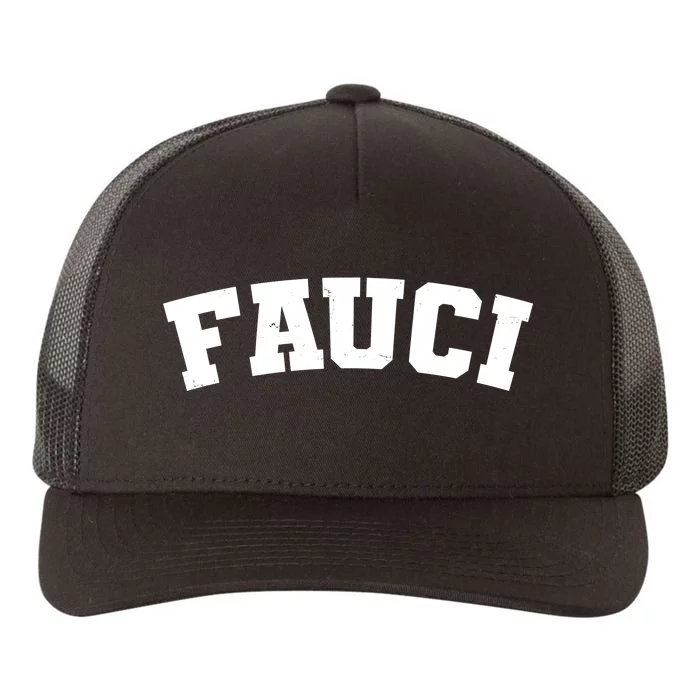 Team Dr Fauci Sporty Logo Yupoong Adult 5-Panel Trucker Hat