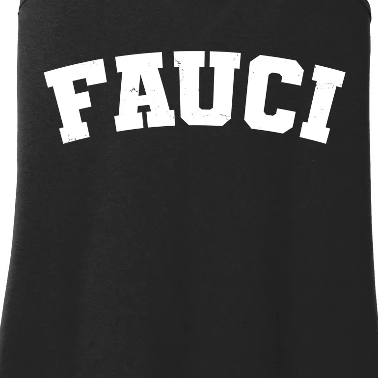 Team Dr Fauci Sporty Logo Ladies Essential Tank